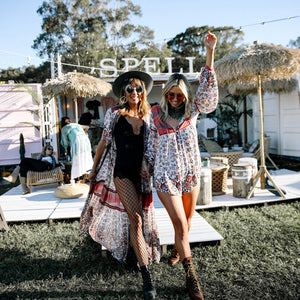 Button-up Print Dress