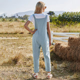High Waist Leisure Strap Jumpsuit