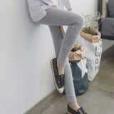 Women Cotton Lace Leggings