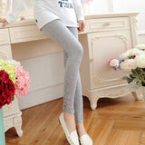 Women Cotton Lace Leggings