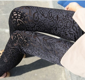 Lace Hollow Leggings