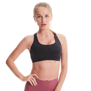 Four-line Cross Beauty Back Fitness Bra