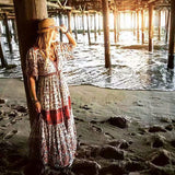 Button-up Print Dress