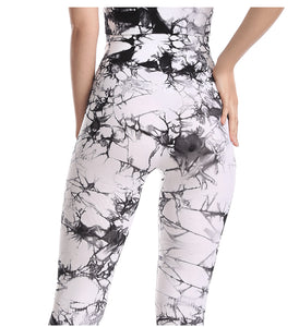 Women Push Up Tie Dye Leggings