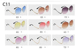 Women Round Glasses Sunglasse