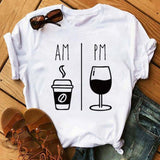 Kawaii Wine Glass T-shirt
