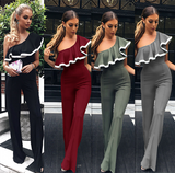 Women's Ruffled Sexy Jumpsuit