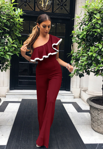 Women's Ruffled Sexy Jumpsuit