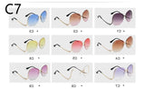 Women Round Glasses Sunglasse