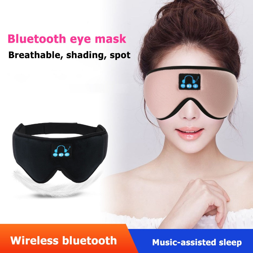 3D Sleep Wireless Headphones Eye Mask