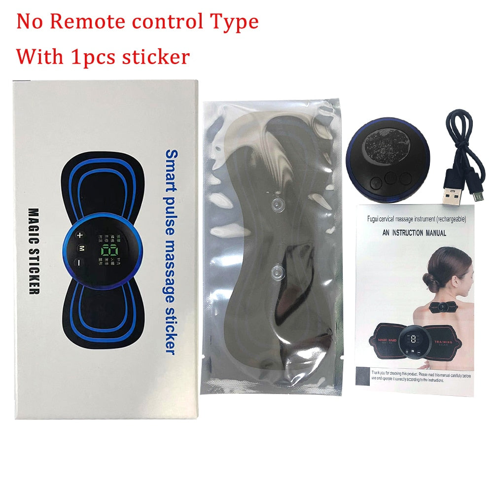 Rechargeable Electric Pulse Neck Massager EMS Cervical Massage