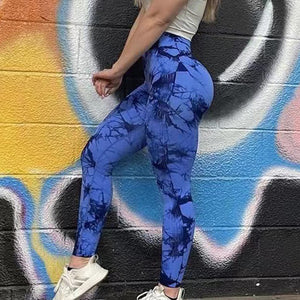 Women Push Up Tie Dye Leggings