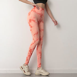 Women Push Up Tie Dye Leggings